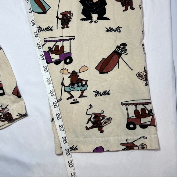 Men’s Lazy One Moose Golfer Pj’s Size Large - Picture 7 of 8